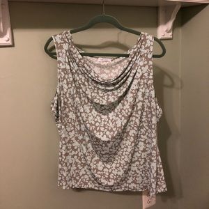 Calvin klein sleeveless blouse